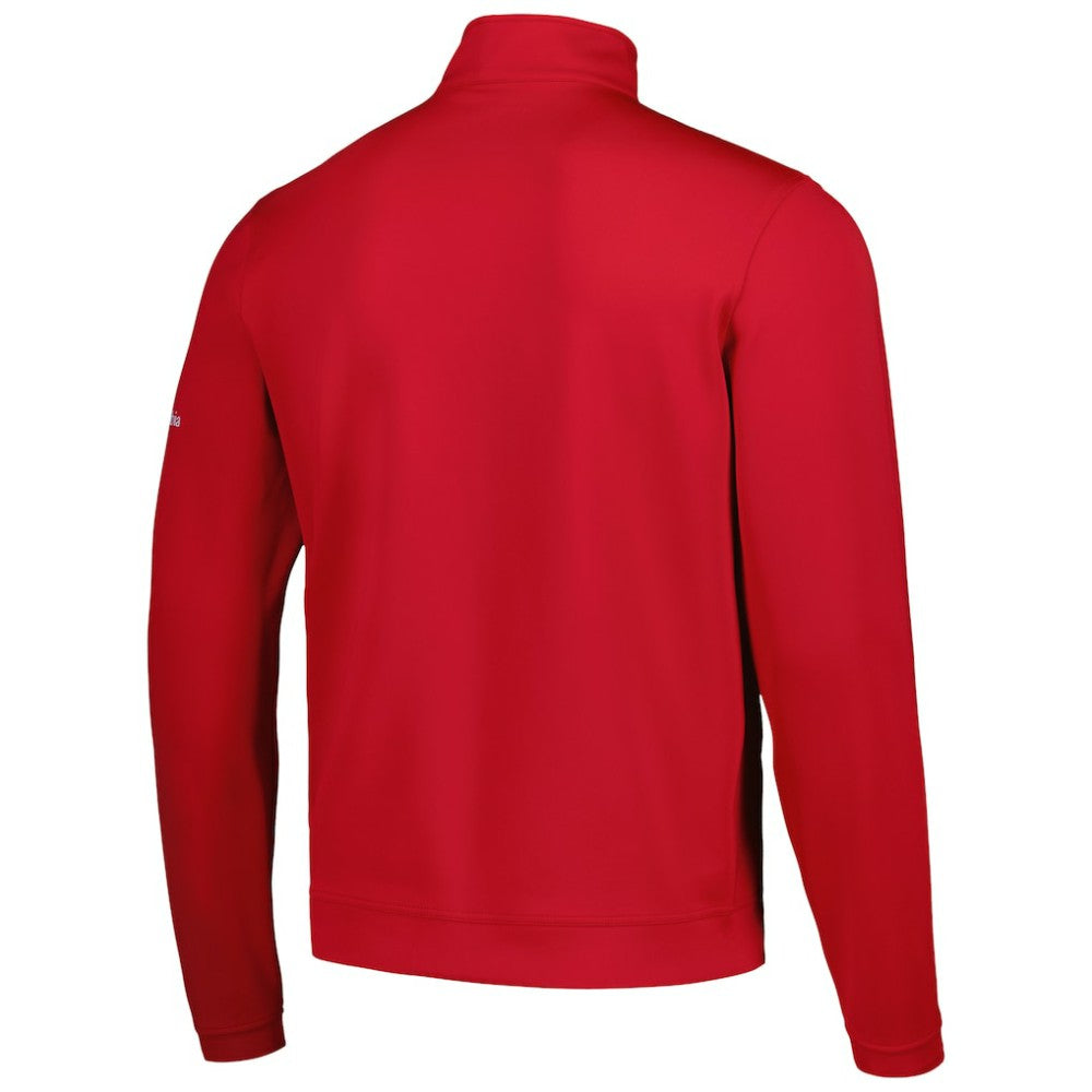 New Jersey Devils Columbia Wickham Hills Omni-Wick Quarter-Zip Jacket - Red | US 201165228