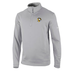 Pittsburgh Penguins Columbia Wickham Hills Omni-Wick Quarter-Zip Jacket - Gray | US 201165230