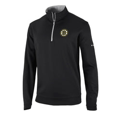 Boston Bruins Columbia Wickham Hills Omni-Wick Quarter-Zip Jacket - Black | US 201165237