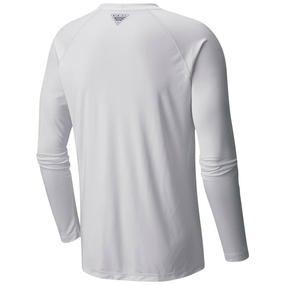 Seattle Kraken Columbia Terminal Tackle Omni-Shade Raglan Long Sleeve T-Shirt - White | US 201165253
