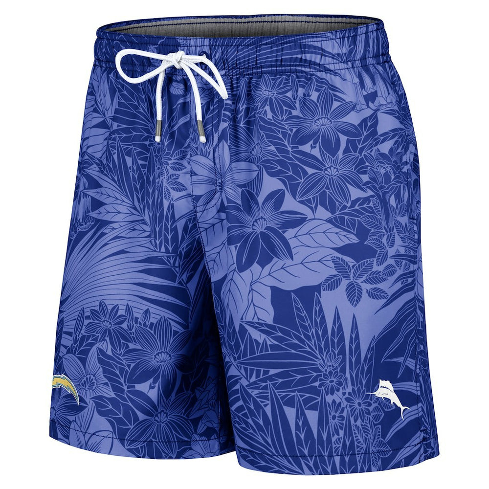 Los Angeles Chargers Santiago Palms Board Shorts - Powder Blue Shorts