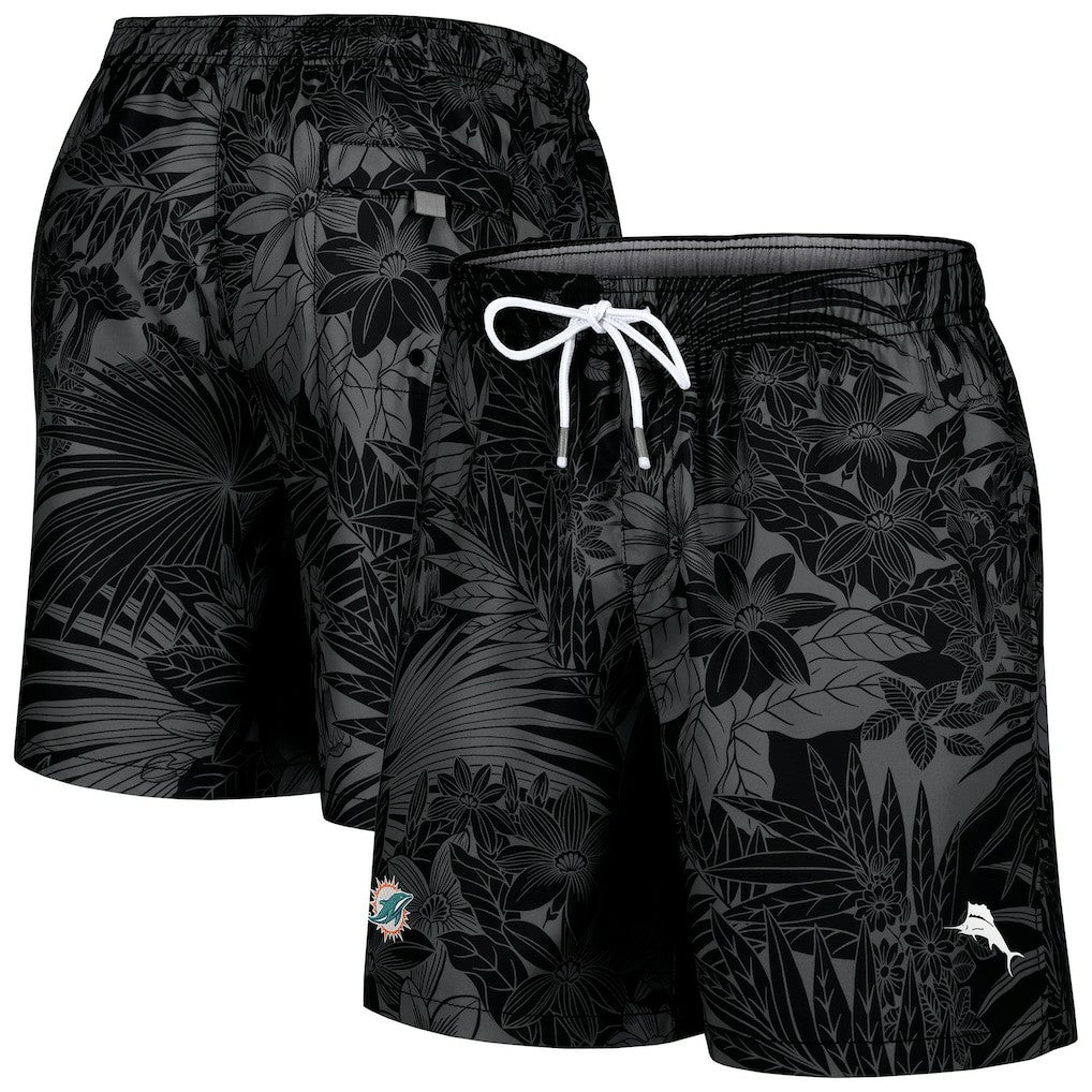 Miami Dolphins Santiago Palms Board Shorts - Black Shorts