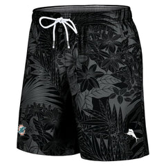 Miami Dolphins Santiago Palms Board Shorts - Black Shorts