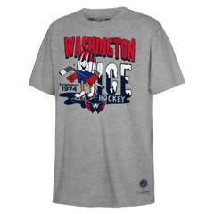 Washington Capitals Mitchell & Ness Youth Ice Hockey T-Shirt - Gray | US 201166589