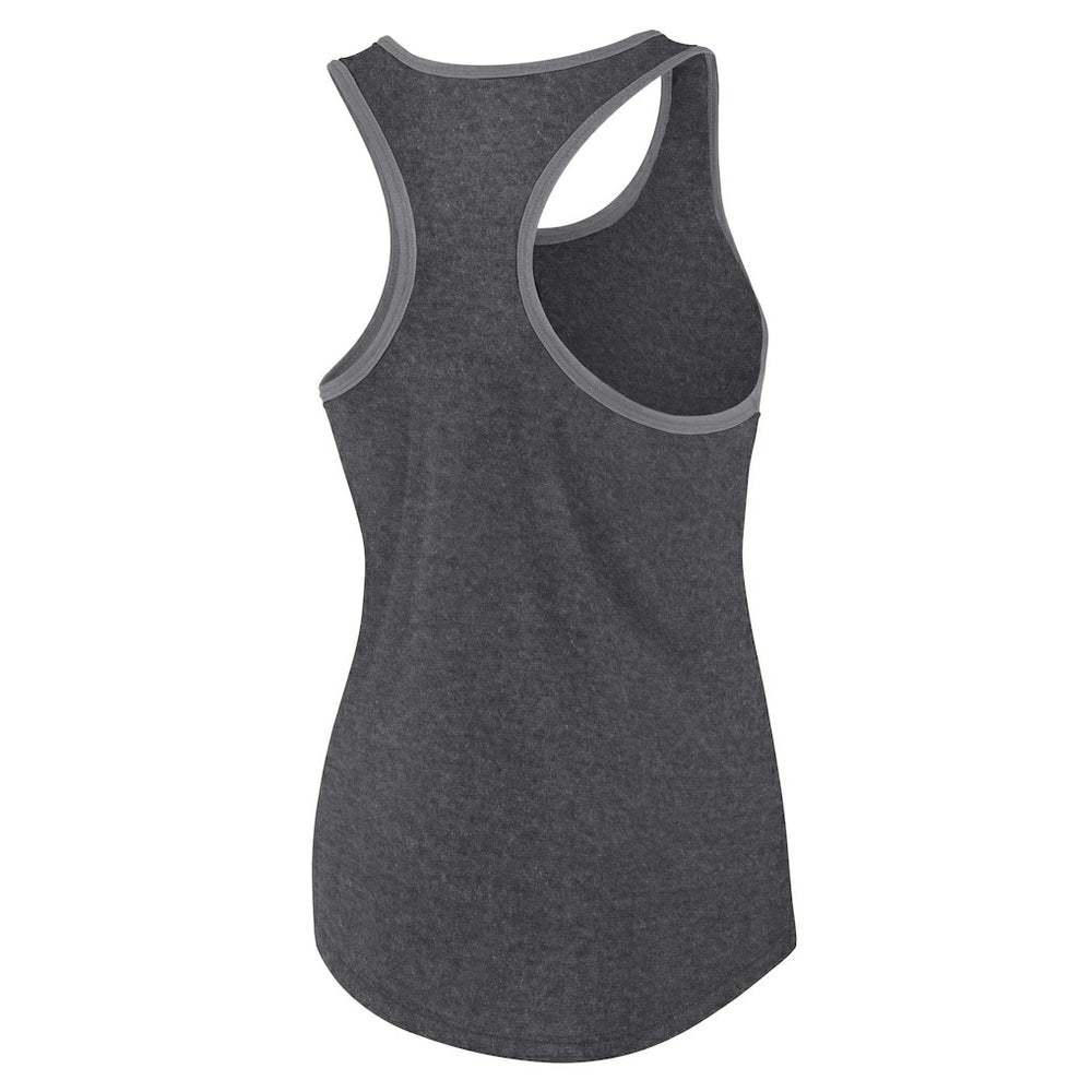 Cincinnati Bengals Women's Plus Size Fuel Tank Top - Heather Black Tops
