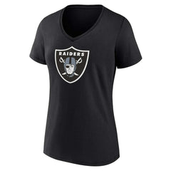 Las Vegas Raiders Women's Plus Size Mother's Day #1 Mom V-Neck T-Shirt - Black T-shirts