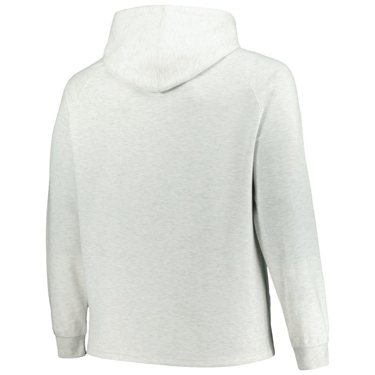 Milwaukee Bucks Big & Tall Raglan Tri-Blend Pullover Hoodie Ash - Fanatics