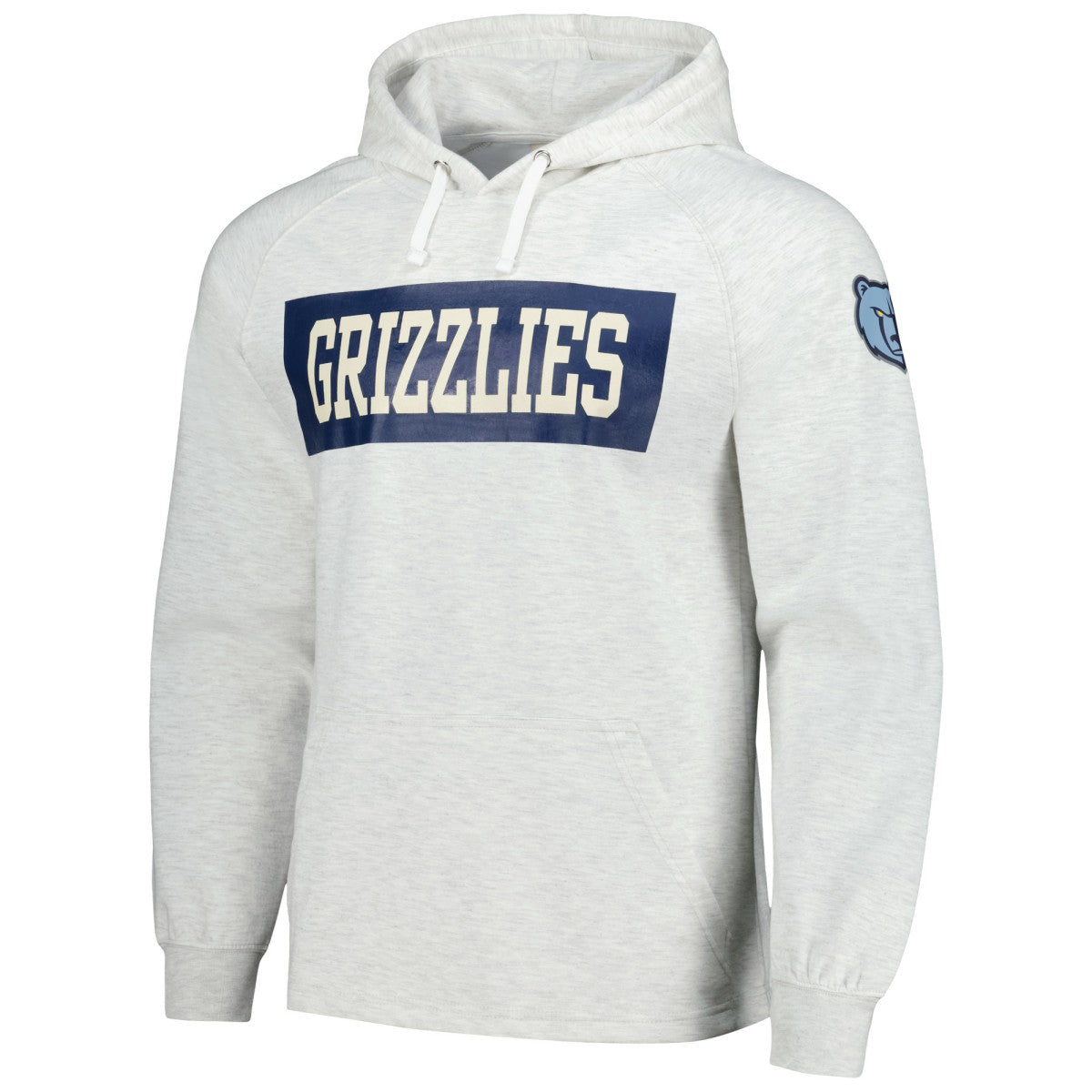 Memphis Grizzlies Softhand Raglan Tri-Blend Pullover Hoodie Ash - Fanatics