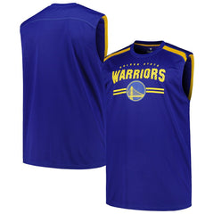 Golden State Warriors Big & Tall Birdseye Muscle Tank Top Royal - Fanatics