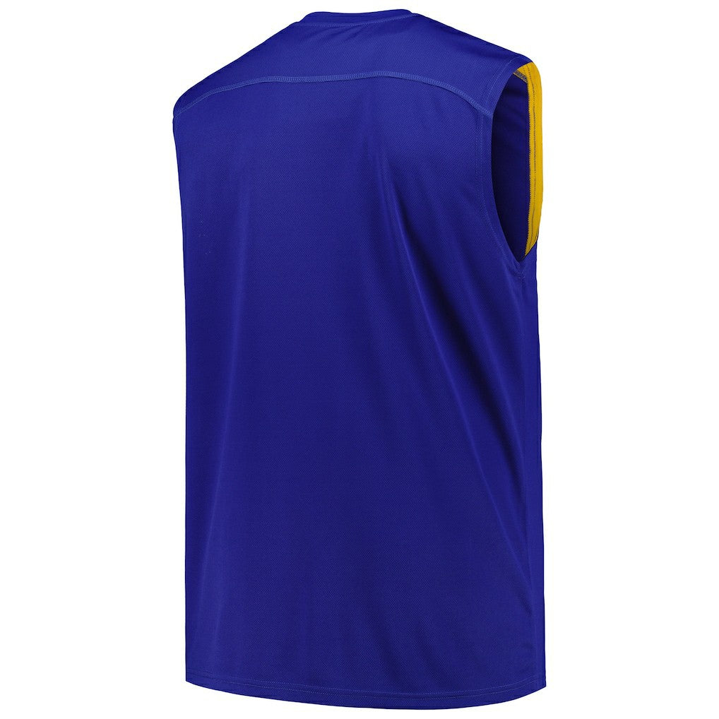 Golden State Warriors Big & Tall Birdseye Muscle Tank Top Royal - Fanatics
