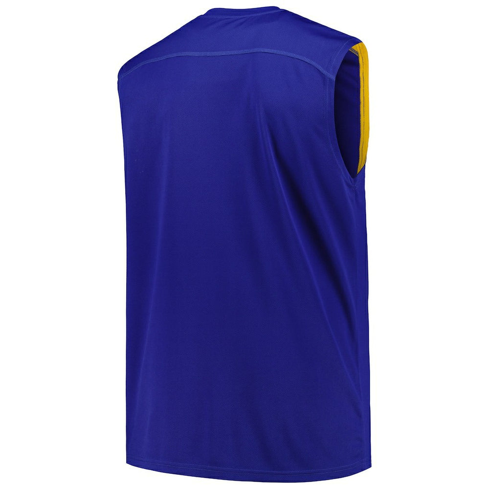 Golden State Warriors Big & Tall Birdseye Muscle Tank Top Royal - Fanatics