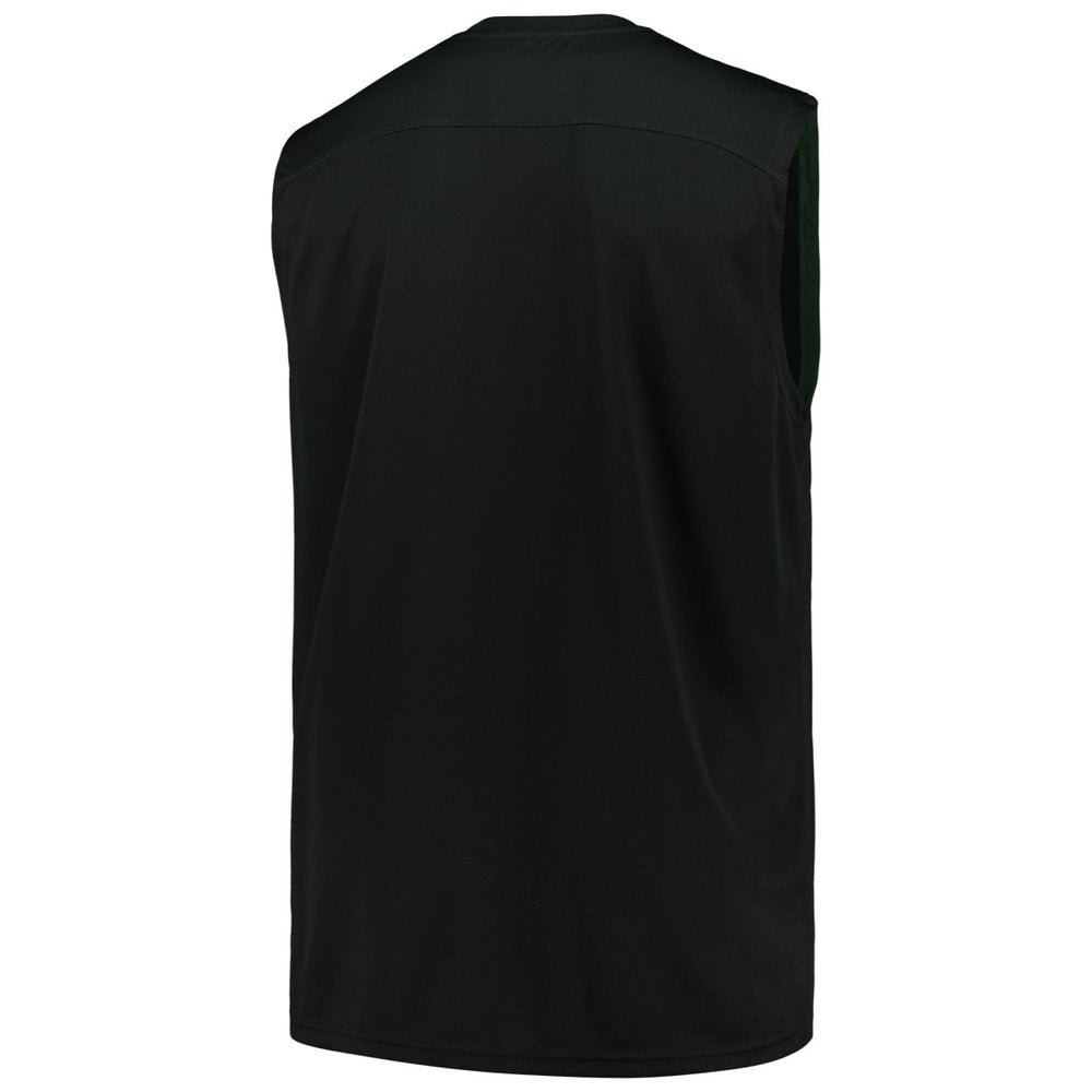 Milwaukee Bucks Big & Tall Birdseye Muscle Tank Top Black - Fanatics