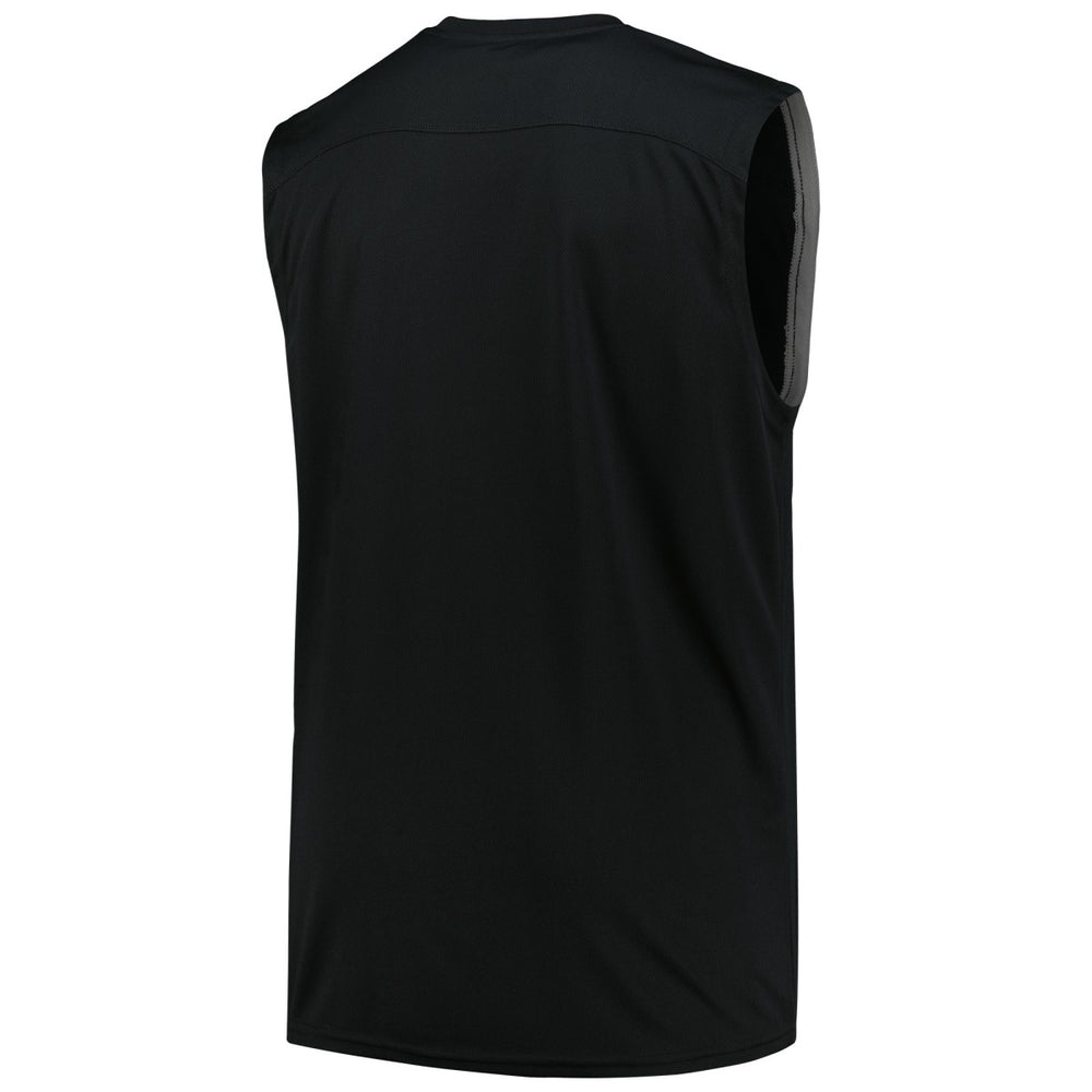 San Antonio Spurs Big & Tall Birdseye Muscle Tank Top Black - Fanatics