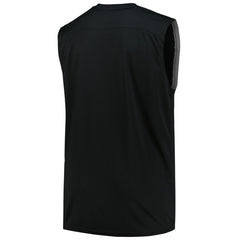 San Antonio Spurs Big & Tall Birdseye Muscle Tank Top Black - Fanatics