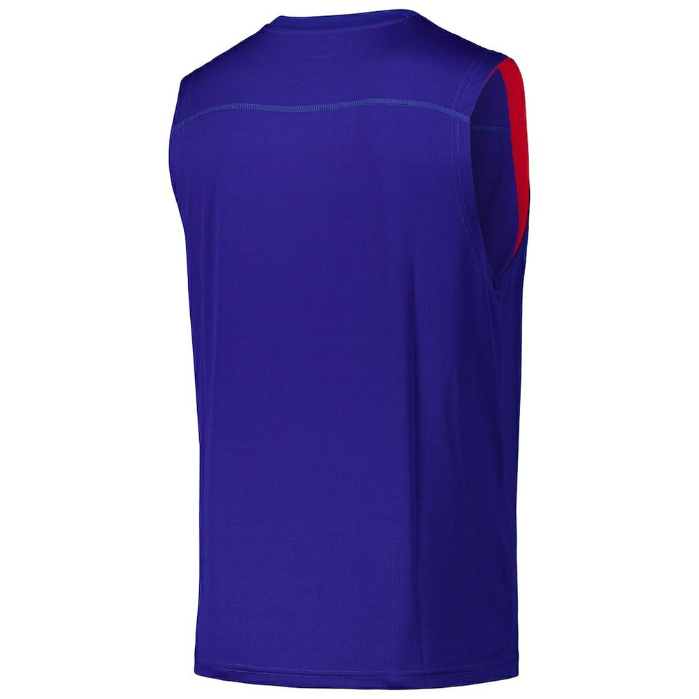 Philadelphia 76ers Birdseye Muscle Tank Top Royal - Fanatics