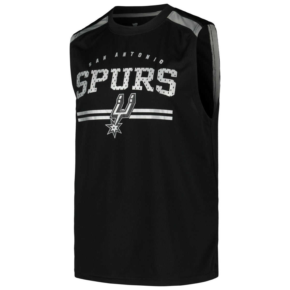 San Antonio Spurs Birdseye Muscle Tank Top Black - Fanatics