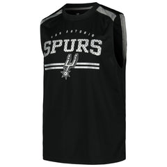 San Antonio Spurs Birdseye Muscle Tank Top Black - Fanatics
