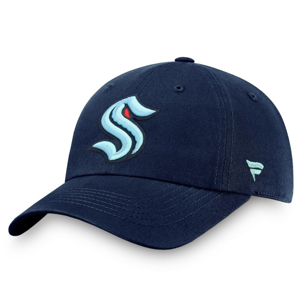 Seattle Kraken Fanatics Core Primary Logo Adjustable Hat - Deep Sea Blue | US 201167329