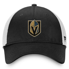 Vegas Golden Knights Fanatics Core Primary Logo Trucker Adjustable Hat - Charcoal/White | US 201167352