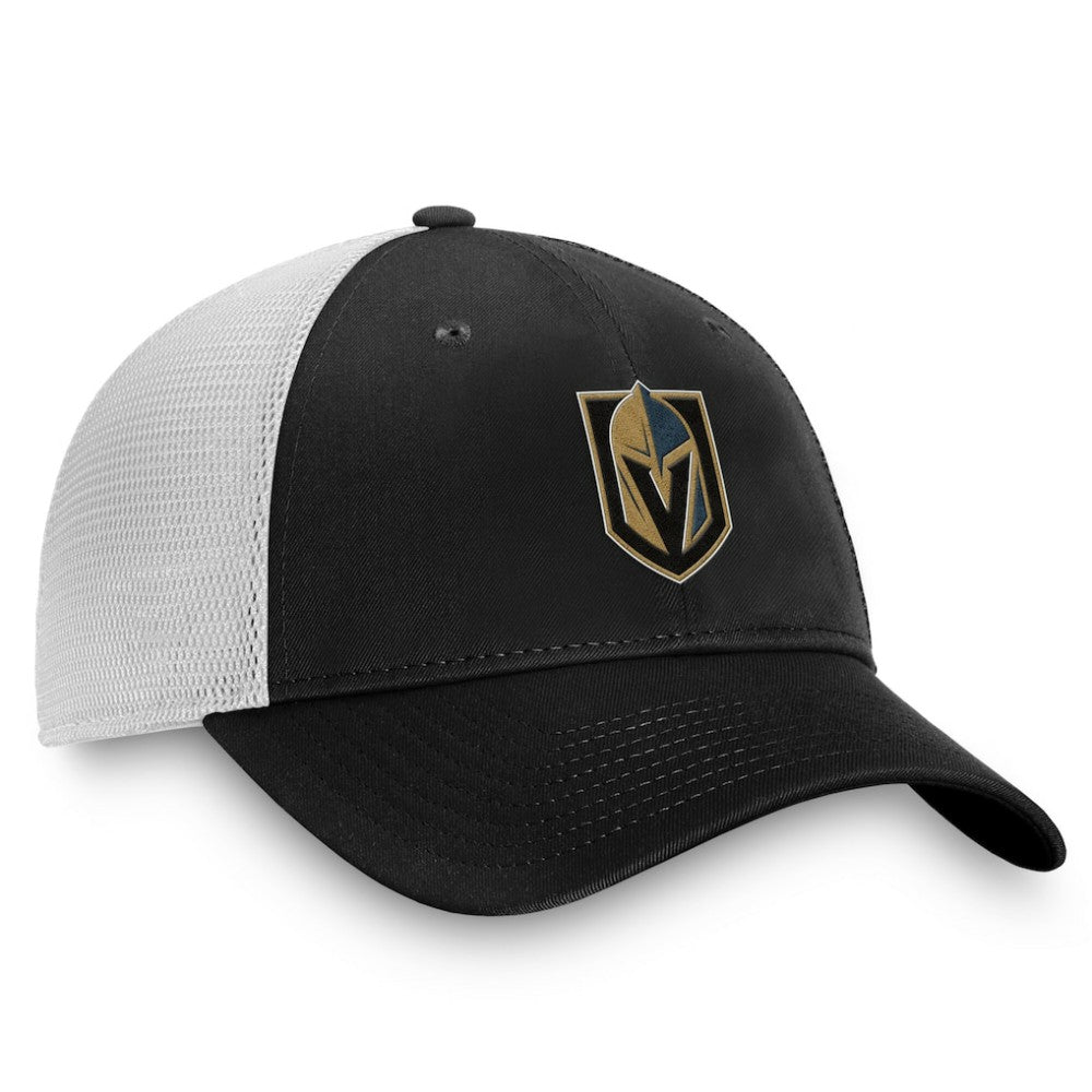 Vegas Golden Knights Fanatics Core Primary Logo Trucker Adjustable Hat - Charcoal/White | US 201167352