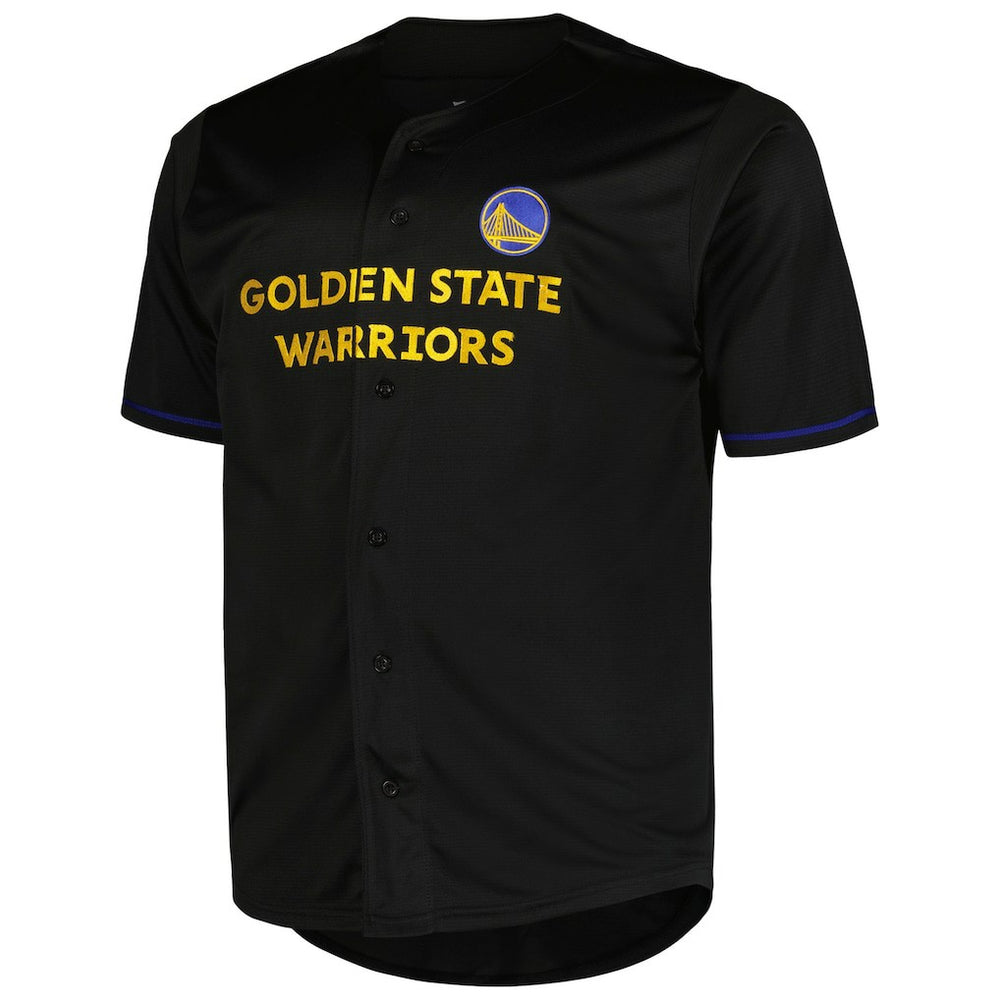 Golden State Warriors Profile Big & Tall Pop Jersey Black
