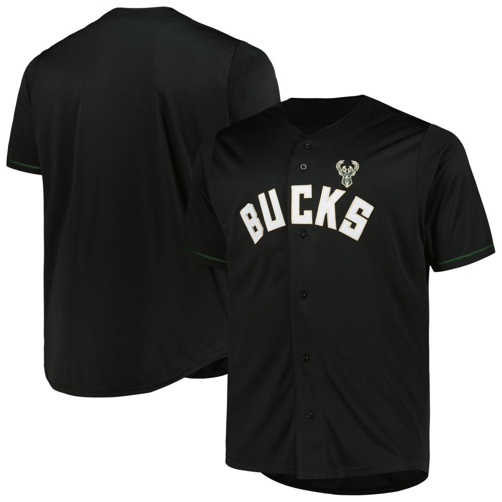 Milwaukee Bucks Profile Big & Tall Pop Jersey Black