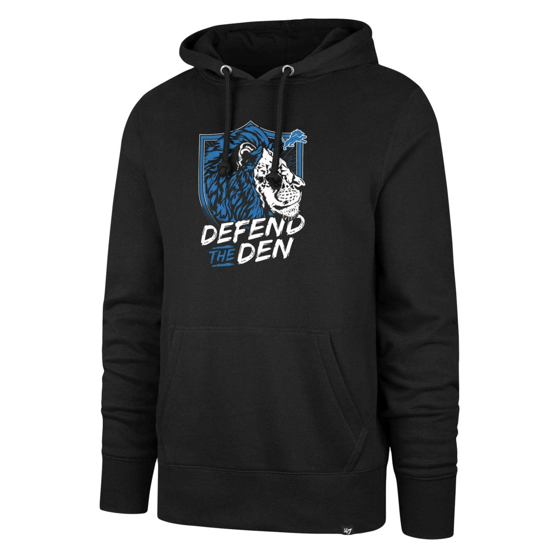 Detroit Lions '47 Men's Regional Headline Hoodie - Black Hoodies