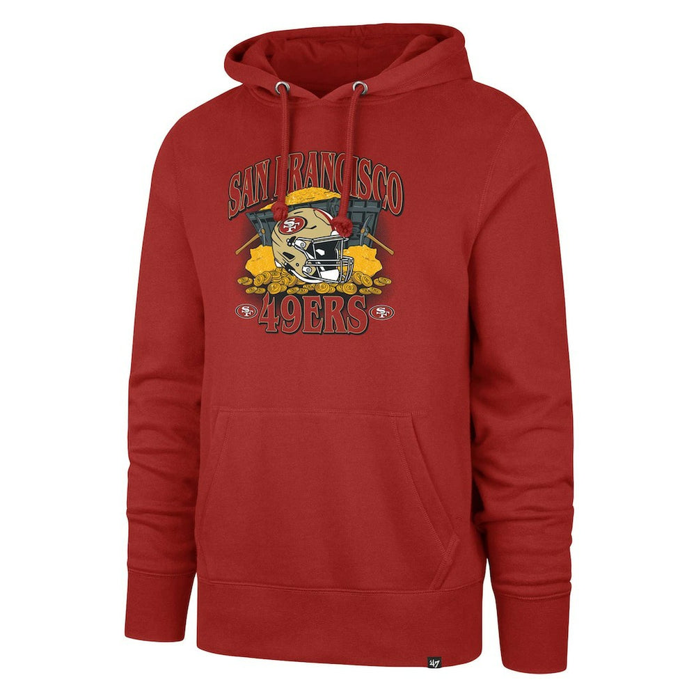San Francisco 49ers '47 Men's Regional Headline Hoodie - Scarlet Hoodies