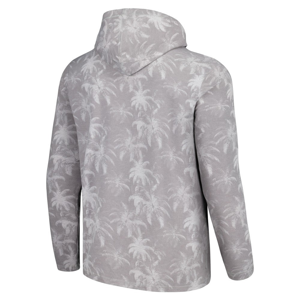 St. Louis Cardinals Tommy Bahama Palm Frenzy Hoodie Long Sleeve T-Shirt - Gray Hoodies