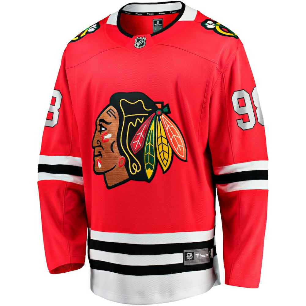 Connor Bedard Chicago Blackhawks Fanatics Home Breakaway Player Jersey - Red | US 201169602