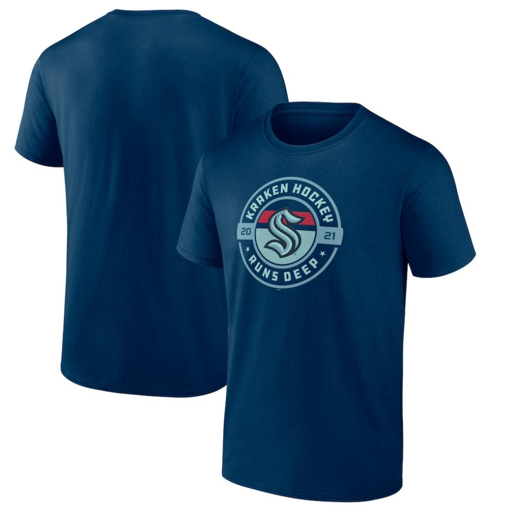 Seattle Kraken Fanatics Local T-Shirt - Deep Sea Blue | US 201170270