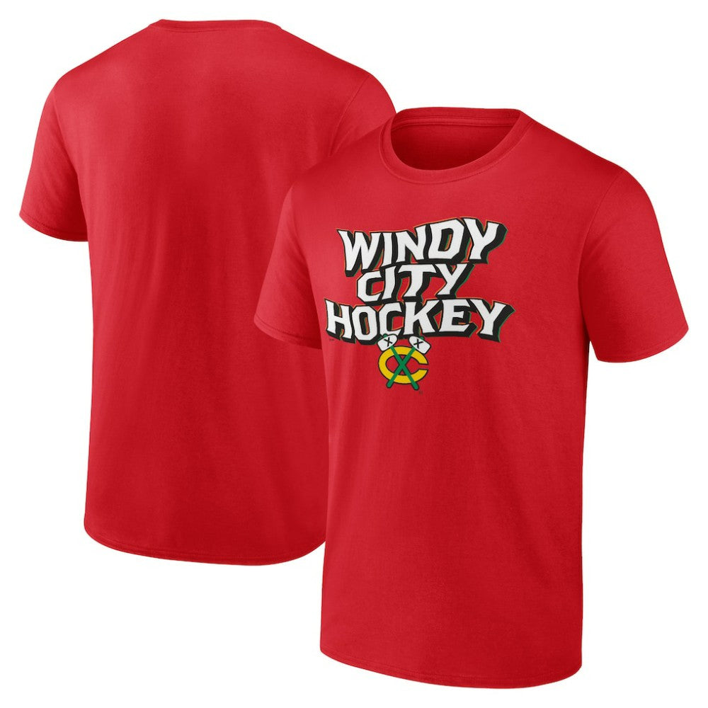 Chicago Blackhawks Fanatics Local T-Shirt - Red | US 201170293