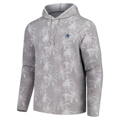 Dallas Cowboys Palm Frenzy Hoodie Long Sleeve T-Shirt - Gray Hoodies