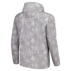 Pittsburgh Steelers Palm Frenzy Hoodie Long Sleeve T-Shirt - Gray Hoodies