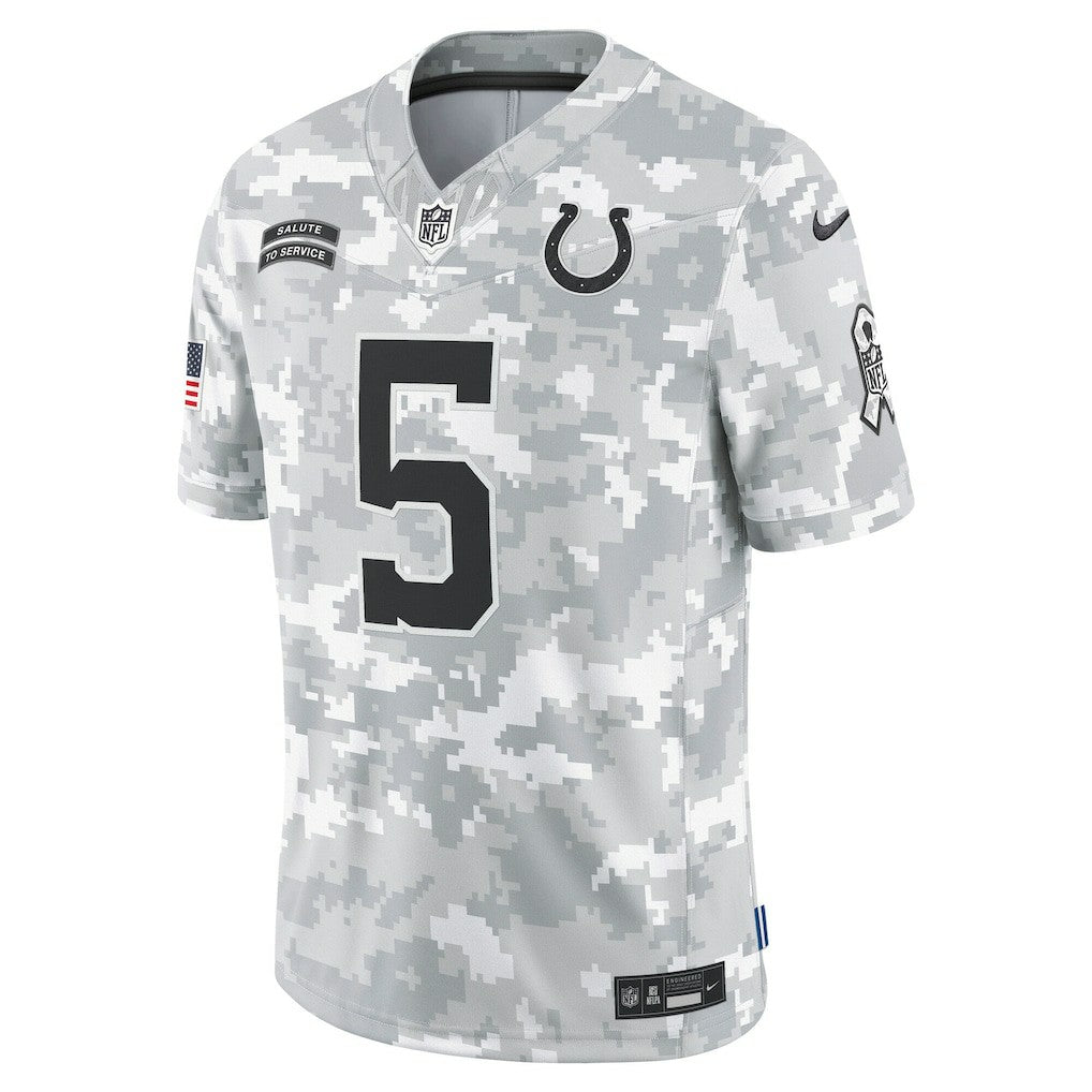 Anthony Richardson Indianapolis Colts 2024 Salute to Service Limited Jersey - Arctic Camo Jerseys