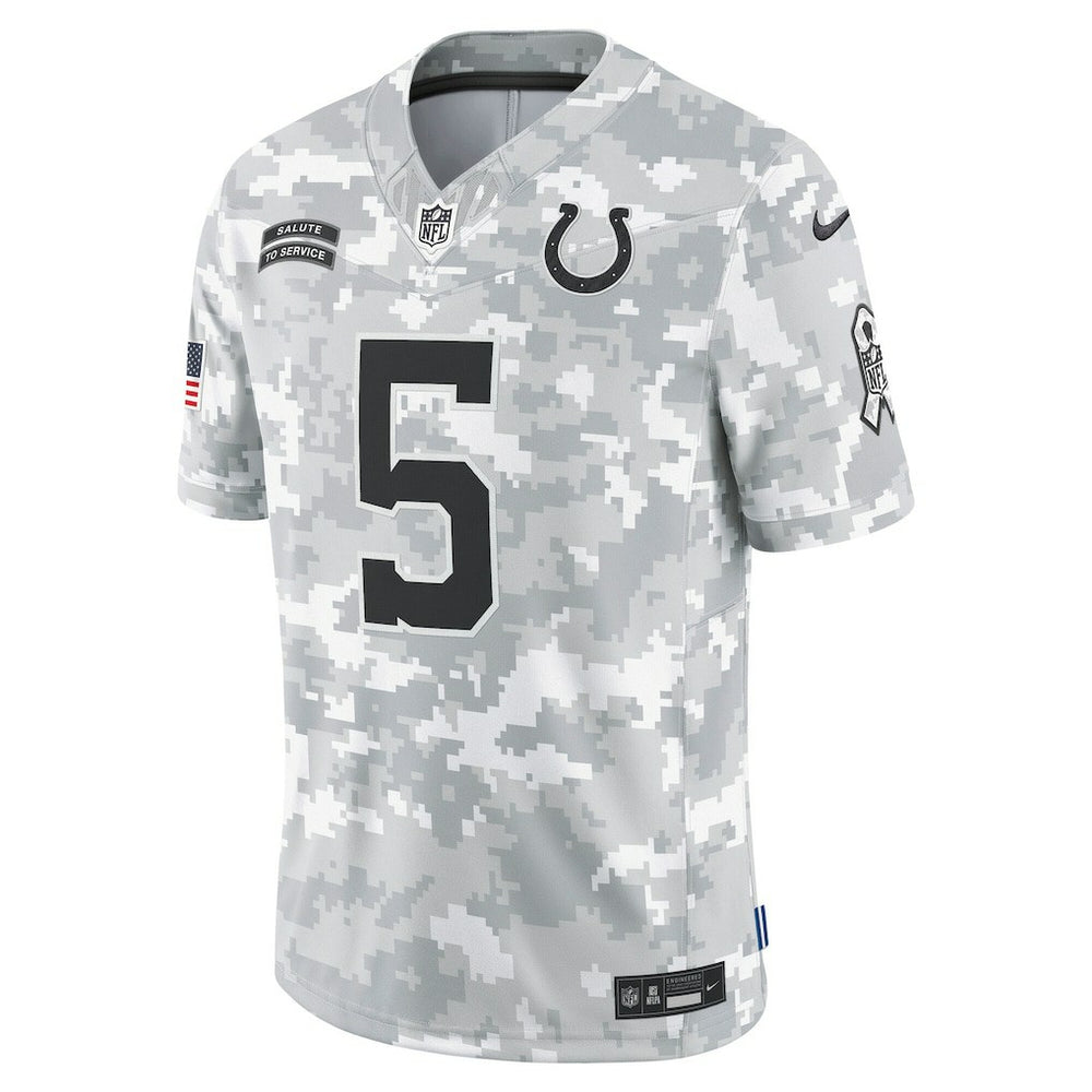 Anthony Richardson Indianapolis Colts 2024 Salute to Service Limited Jersey - Arctic Camo Jerseys