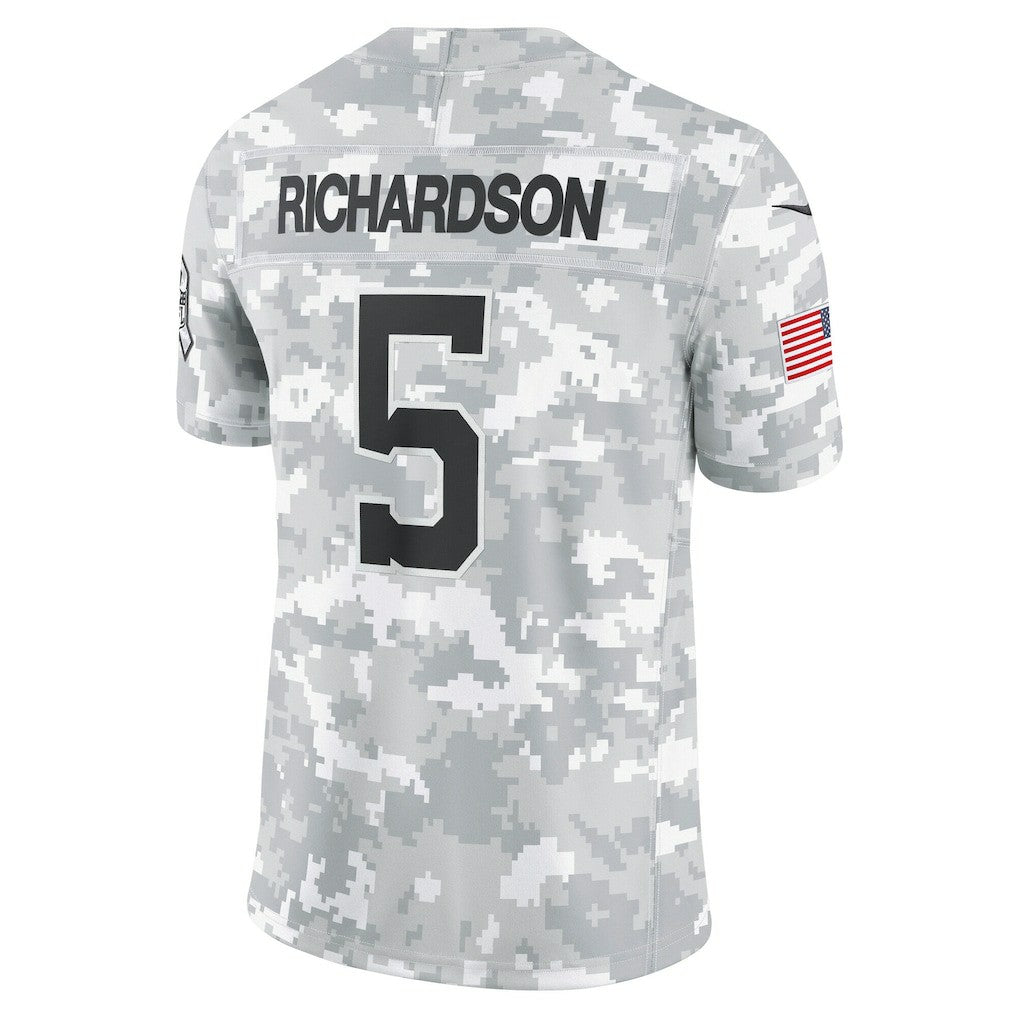 Anthony Richardson Indianapolis Colts 2024 Salute to Service Limited Jersey - Arctic Camo Jerseys