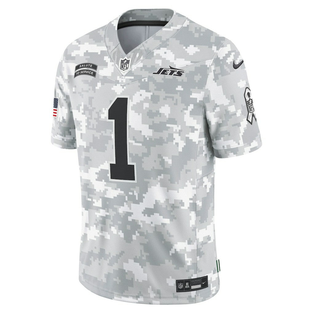 Sauce Gardner New York Jets 2024 Salute to Service Limited Jersey - Arctic Camo Jerseys