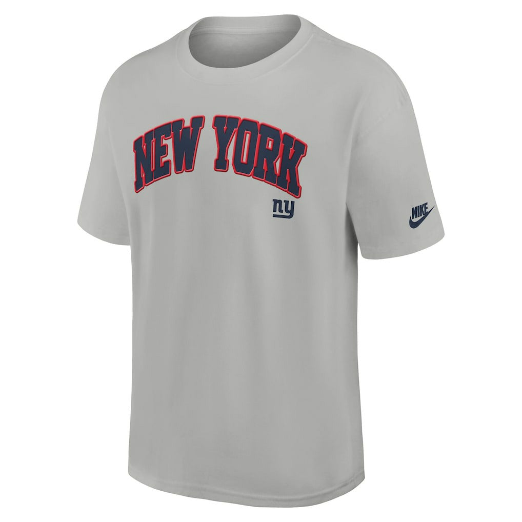New York Giants Rewind Statement Max90 T-Shirt - Gray T-shirts