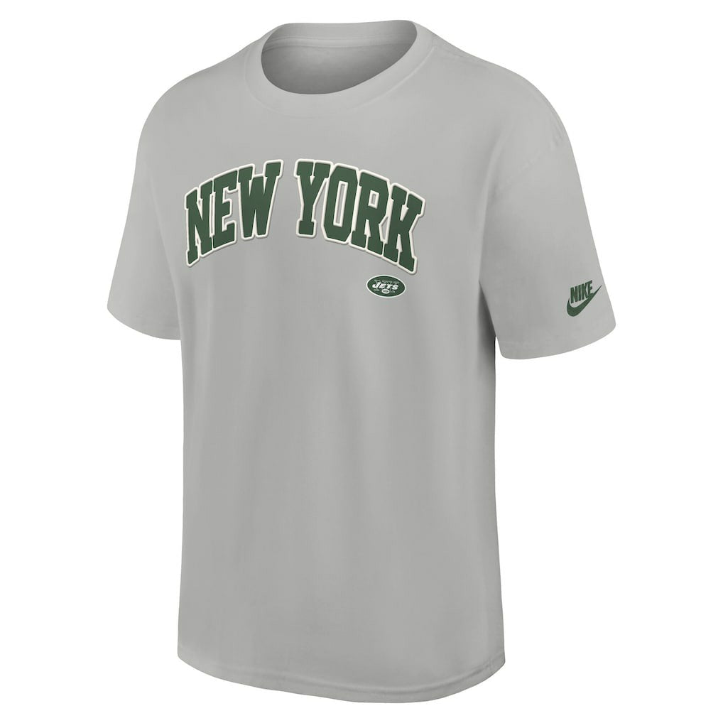 New York Jets Rewind Statement Max90 T-Shirt - Gray T-shirts