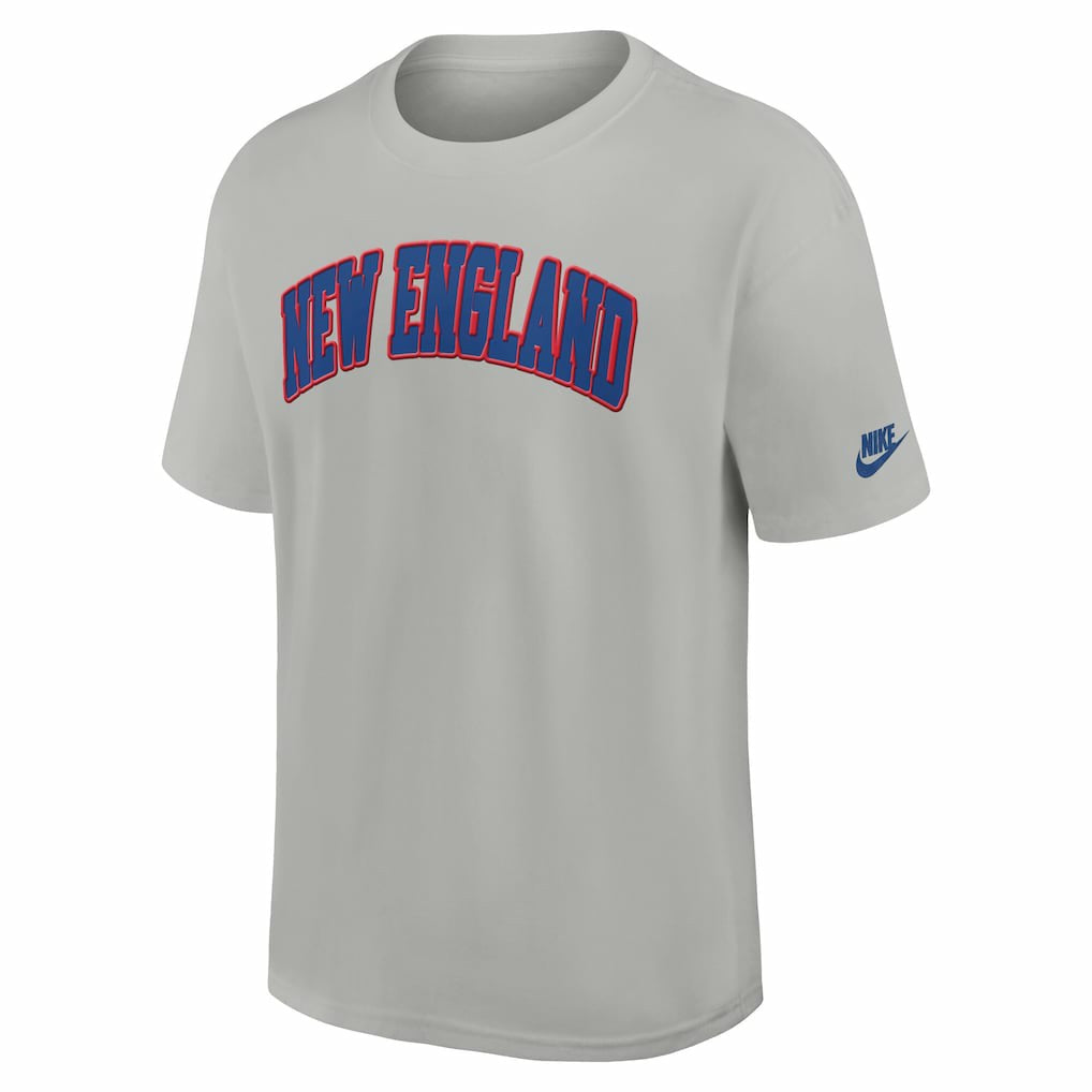 New England Patriots Rewind Statement Max90 T-Shirt - Gray T-shirts