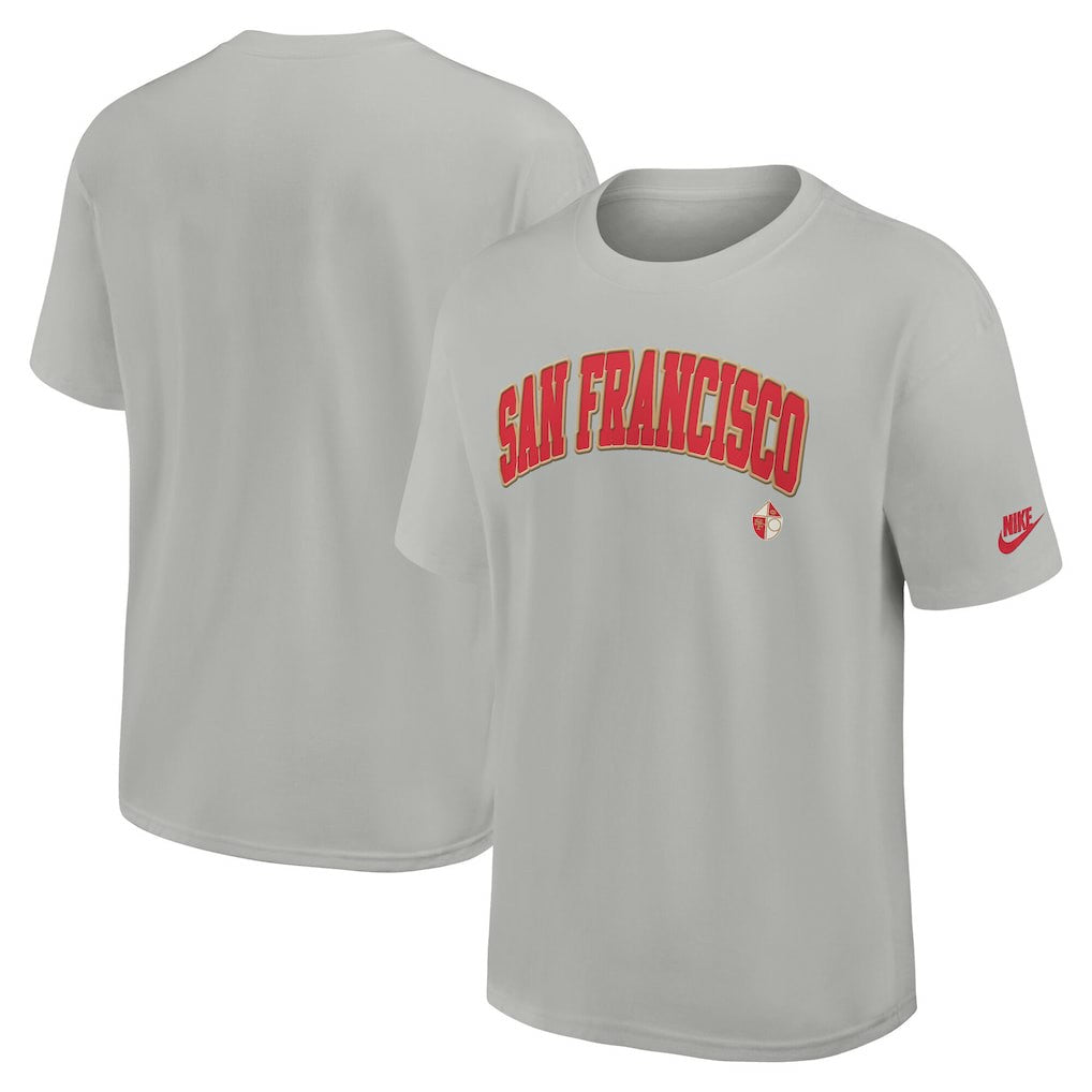 San Francisco 49ers Rewind Statement Max90 T-Shirt - Gray T-shirts