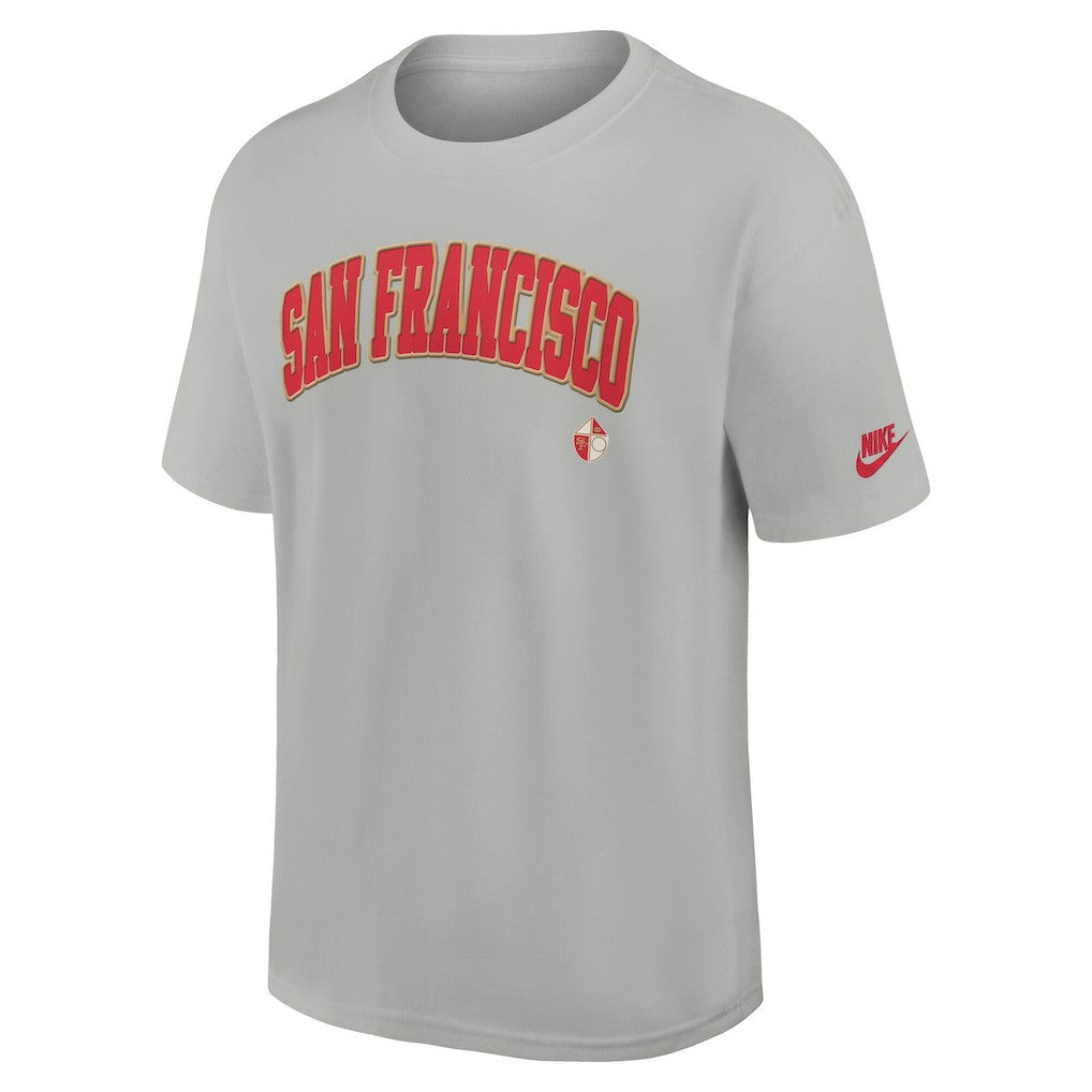 San Francisco 49ers Rewind Statement Max90 T-Shirt - Gray T-shirts