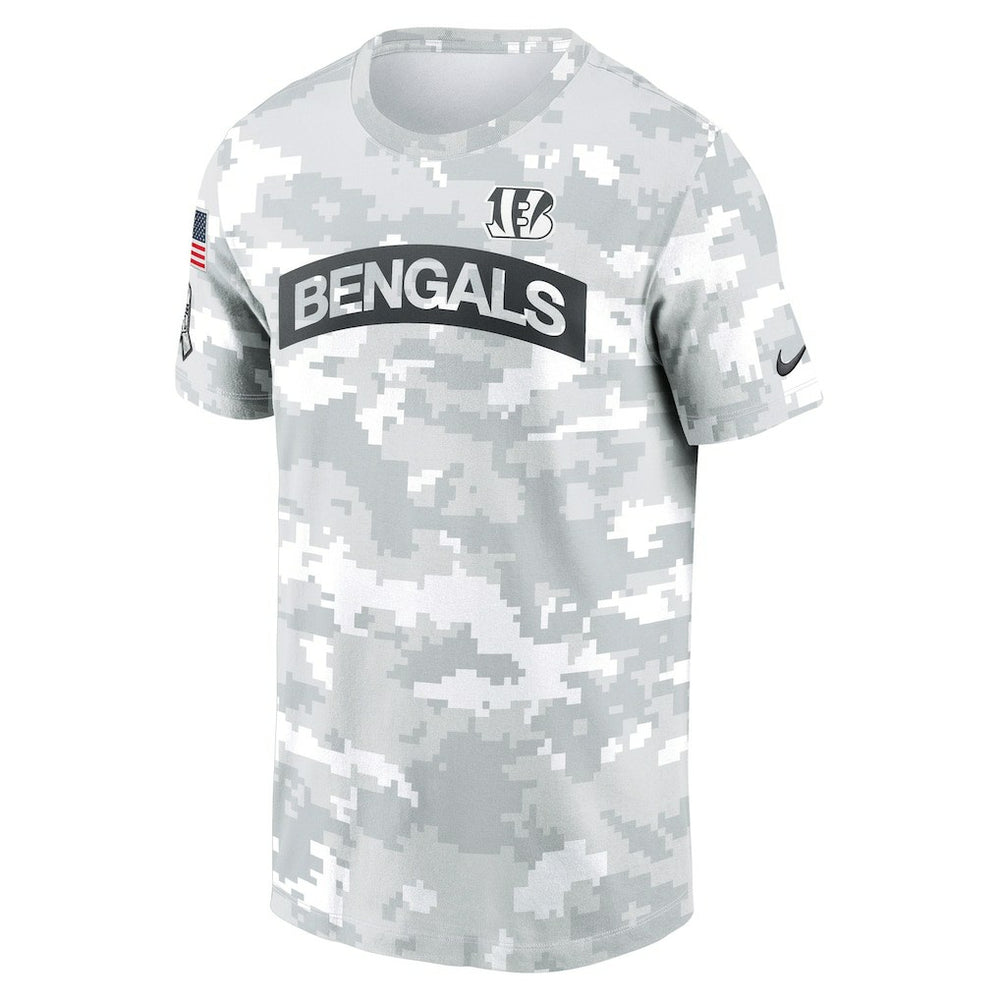 Cincinnati Bengals 2024 Salute To Service Big & Tall Performance T-Shirt - White T-shirts