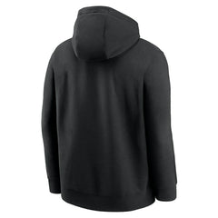 Atlanta Falcons Rewind Club Logo Pullover Hoodie - Black Hoodies