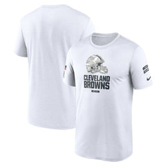 Cleveland Browns 2024 Salute To Service Legend Performance T-Shirt - White T-shirts