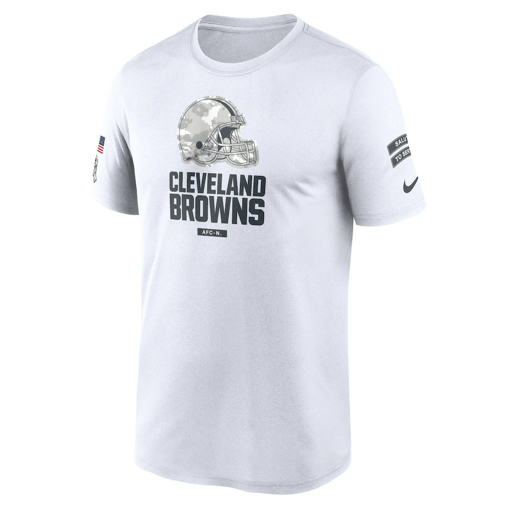 Cleveland Browns 2024 Salute To Service Legend Performance T-Shirt - White T-shirts