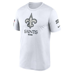 New Orleans Saints 2024 Salute To Service Legend Performance T-Shirt - White T-shirts