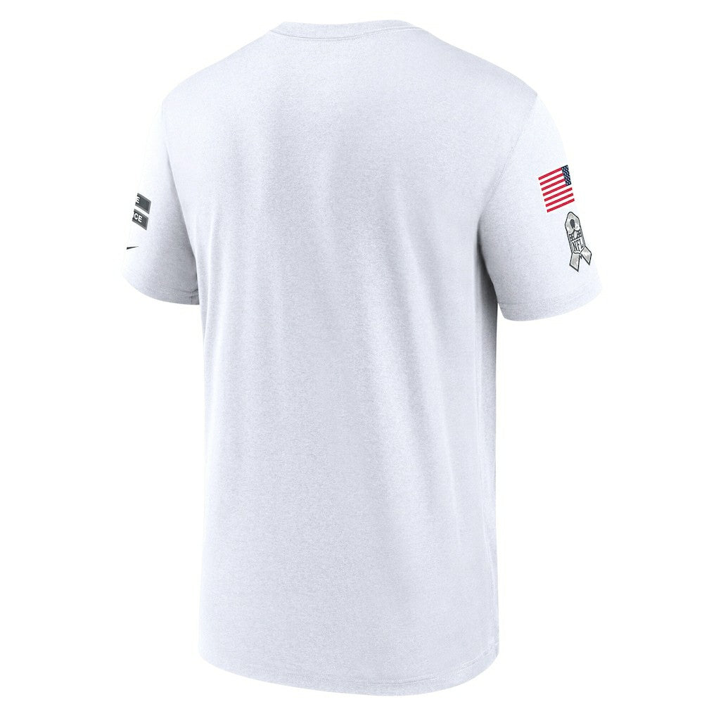 New York Jets 2024 Salute To Service Legend Performance T-Shirt - White T-shirts