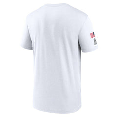 Carolina Panthers 2024 Salute To Service Legend Performance T-Shirt - White T-shirts